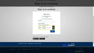 How to login with EU Login account to ECHA Interact Portal