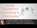 How To Use Shortcodes with WordPress Gutenberg Lori Ballen