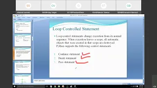 Python Programming Session-7 while loop break continue pass