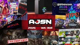 AJSN WK36B- Gamesom 2026 Wrap-up!, Netflix DOUBLED Traffic from GTA6, XBOX Discs give Digital Codes?