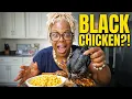 Silkie Black Chicken Dinner ASMR Eating Show Carters Eat