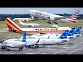SOO BUSY NEW YORK John F Kennedy Airport Plane Spotting Aircraft Flight Route Subtitles