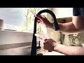 How to tighten a loose gooseneck kitchen faucet