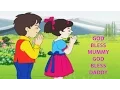 God Bless Mummy God Bless Daddy Kids Song Popular Nursery Rhymes For Children