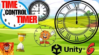 How to setup timer and control time in Unity 6 Software Unity Tutorial