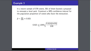 Confidence Intervals part 3
