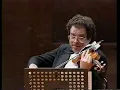Stravinsky　Suite Italienne (for Violin and Piano)　Itzhak Perlman