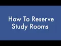 GSU Study Rooms Reservations