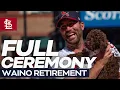 Full Adam Wainwright Retirement Ceremony St Louis Cardinals