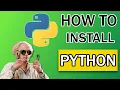 Python tutorial How to install Python 2021
