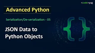 JSON in python JSON to Python Dictionary Conversion Advanced Python Tutorial