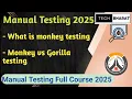 What is monkey testing Monkey vs Gorilla testing Manual testing course 2025 Tech Bharat