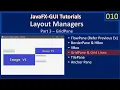 JavaFx Layouts Part 3 - GridPane GridLines JavaFx GUI Tutorial