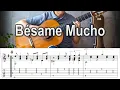 Download Lagu Bésame Mucho - Fingerstyle Guitar | TAB