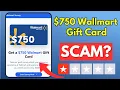 Mart750 com Review 750 Walmart Gift Card Real or Scam