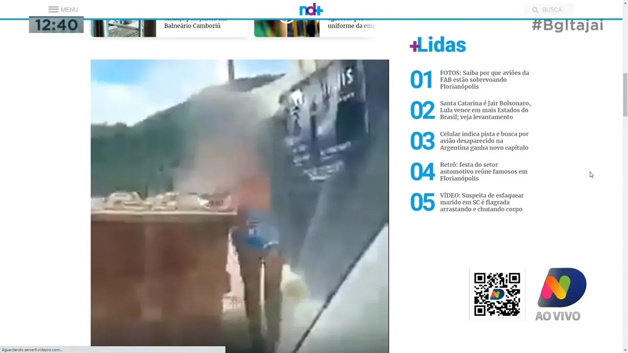 Mulher tem um ataque de fúria contra o ex-companheiro, e porto de Itajaí recebeu carros de luxo