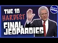 The TOP 10 Hardest Final Jeopardy Rounds World of Jeopardy