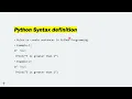 Tutorial-1 Python Syntax Indentations Comments