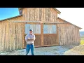 BUILDING GIANT Barn Doors - Budget pole barn build