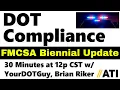 FMCSA Registration Biennial Update USDOT number MC Authority SAFER