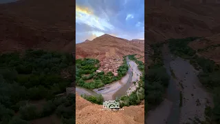 من قلب قرية إبرغوسن على ضفاف واد امكون بقلعة مكونة أهديكم هذا المنظر الرائع اكسبلور 