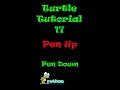 Turtle Tutorial 17 Pen Up Pen Down