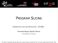 Program Slicing - Part 1