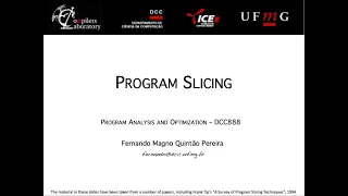 Program Slicing - Part 1