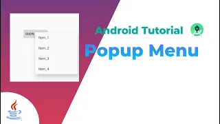 Popup Menu - Java