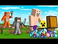 Minecraft Hunters VS Speedrunner but CHESTS give OP LOOT