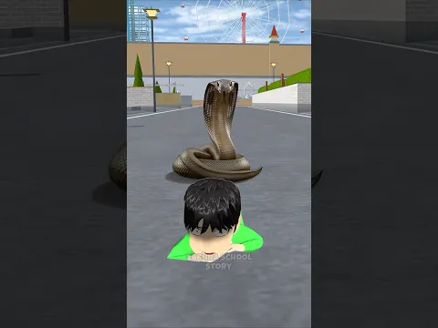 Bahaya! Bayi Taiga Disengat Siluman Ular Beracun😱 Robot Yuta Bergegas🔥 #sakuraschoolsimulator