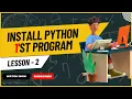 Install Python in Windows 11 Hello World Program Python for Beginner Learn Python Tutorial