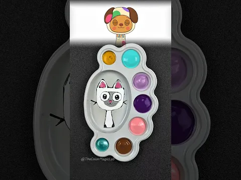 Sprunki OC Color Mixing 🐈 Pandy Paws | Gabby's Dollhouse 🩷 #sprunki #colormixing #gabbysdollhouse