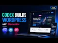How to create a WordPress Website with GPT Codex AI and Elementor This Workflow Is Overpowered