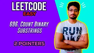 696 Count Binary Substrings LEETCODE EASY 2 POINTERS