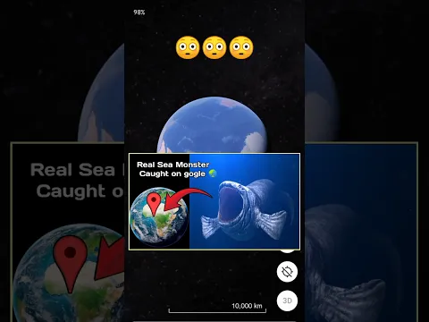 Giant Bloop caught on google earth?! #earthsecret377 #map #earth