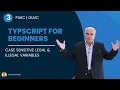 3 T ypeScript Legal and Illegal Variables Case Sensitivity