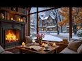 Lagu Ontspannende winterjazz ❄️ Koffiehuisachtige sfeer met open haard om je te concentreren