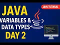 Java Variables Data Types Explained Java Tutorial for Beginners Day 2 2025