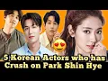 Download Lagu Korean Actors who has Crush on Park Shin Hye | lee jong suk | Lee min ho |
