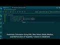 How To Do Automatic Calculation Max Min Mean Mode Median Std in Dataframe using Python