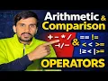 Python Operators in Hindi Arithmetic Comparison Operators Complete Guide HaiderWithCode