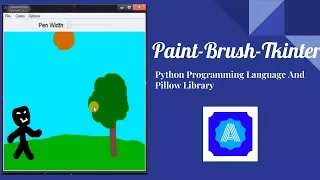 Tkinter Drawing App Python PILLOW Paint Brush Programme With code