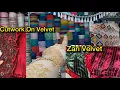 Zari Velvet || Cutwork On Velvet || Winter Season Dresses || Shop With Me 
