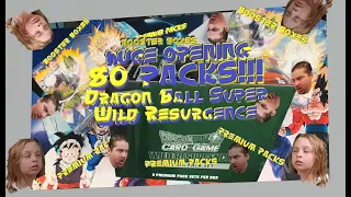 HUGE160 PACK OPENING Dragon Ball Super Wild Resurgence Booster Boxes and Premium Pack Sets