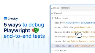 How to debug Playwright end-to-end tests