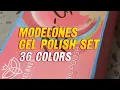 Modelones Gel Polish Set 36 colors nail tips magnet cat eye color changing blooming gel