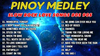 Download SLOW ROCK MEDLEY COLLECTION 🎤 NONSTOP SLOW ROCK LOVE SONGS 80S 90S 🎤 MGA LUMANG TUGTUGIN NOONG 90S 🎧 MP3