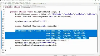 COREJAVA JAVA-8 FEATURES Session 11 Method Reference filter Mr RATAN SIR 7330886699