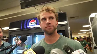 Packers postgame Kicker Trey Smack reacts to impressive preseason debut